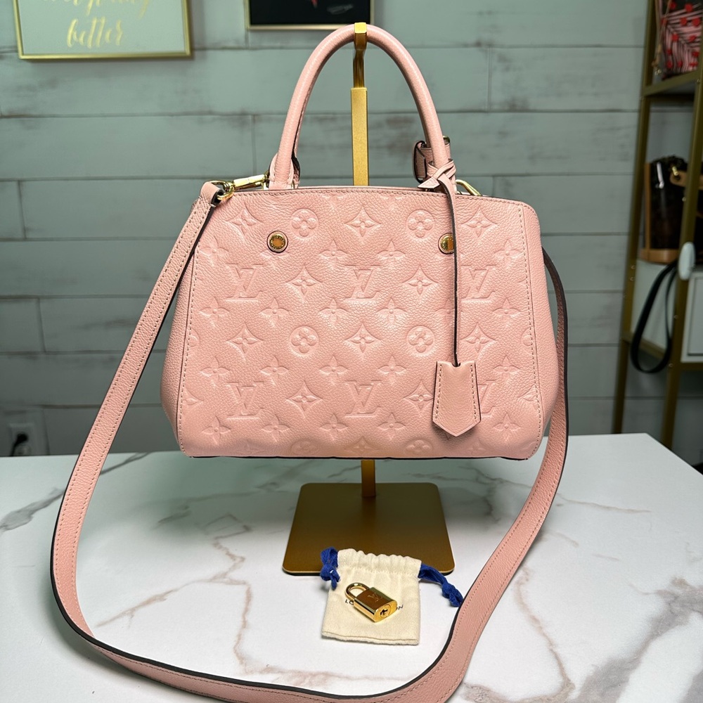 SOLD ❌❌❌ Louis Vuitton Empreinte Montaigne BB Pink